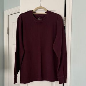 Roebuck & co Burgundy Long Sleeve Shirt